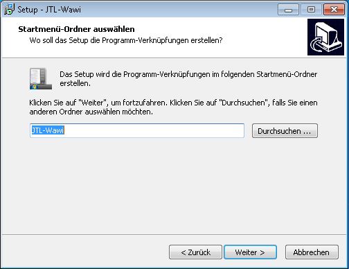 Startmenü-Ordner