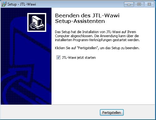 Setup Beenden